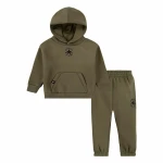 Conjunto Deportivo para Bebé Converse Sustainable Core Po Oliva 2 Piezas
