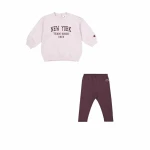 Conjunto Deportivo para Bebé Champion Multicolor Rosa Recién nacido 2 Piezas