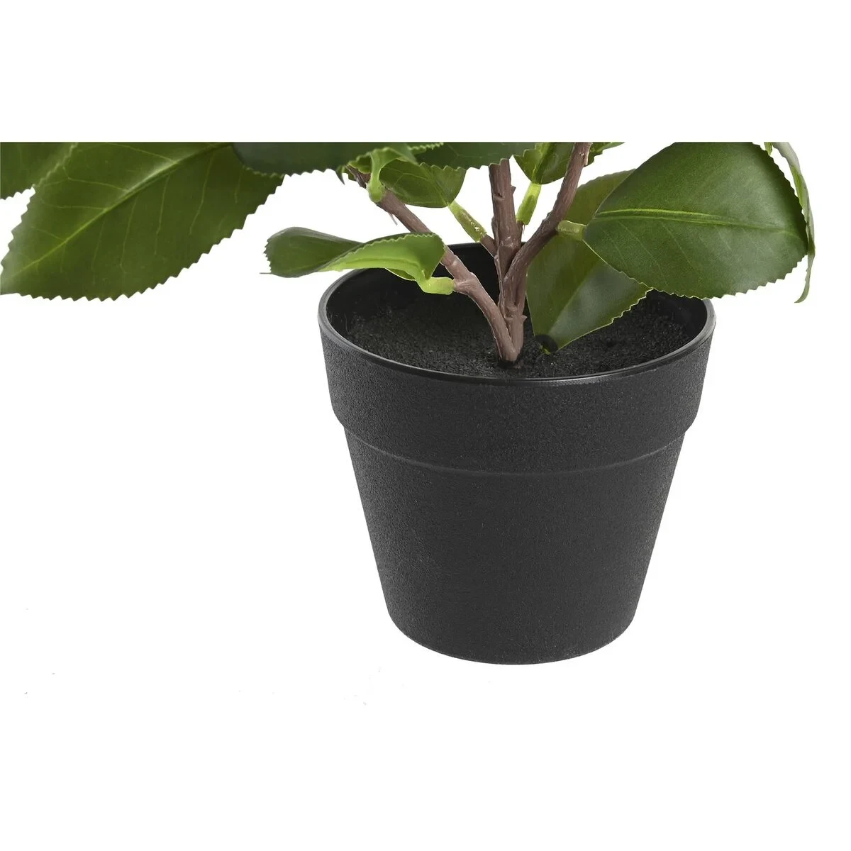 Planta Decorativa DKD Home Decor Verde PP PE Ficus (2 Unidades) (21 x 18 x 30 cm)