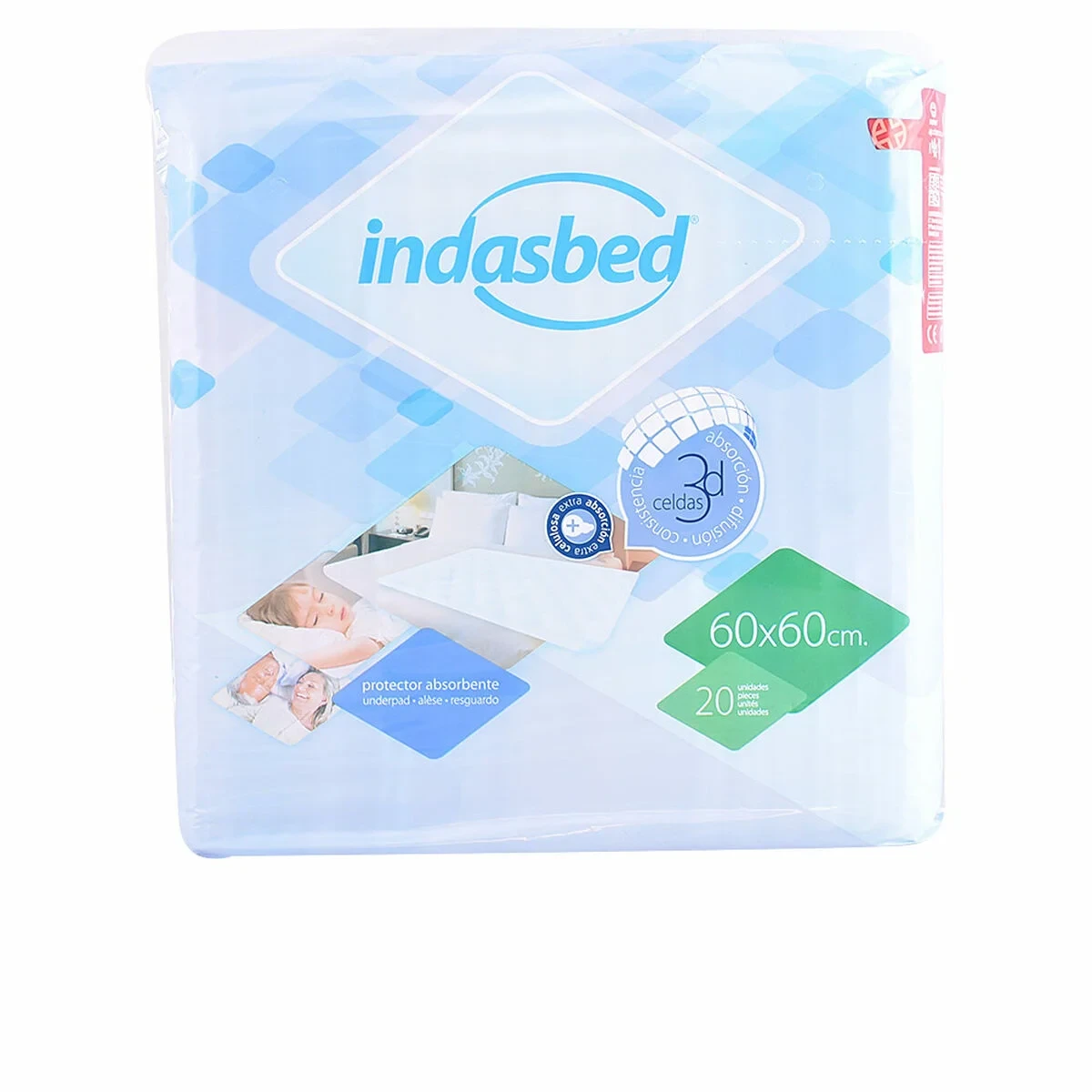 Protector para Incontinencia Indasbed Indasec 20 Unidades