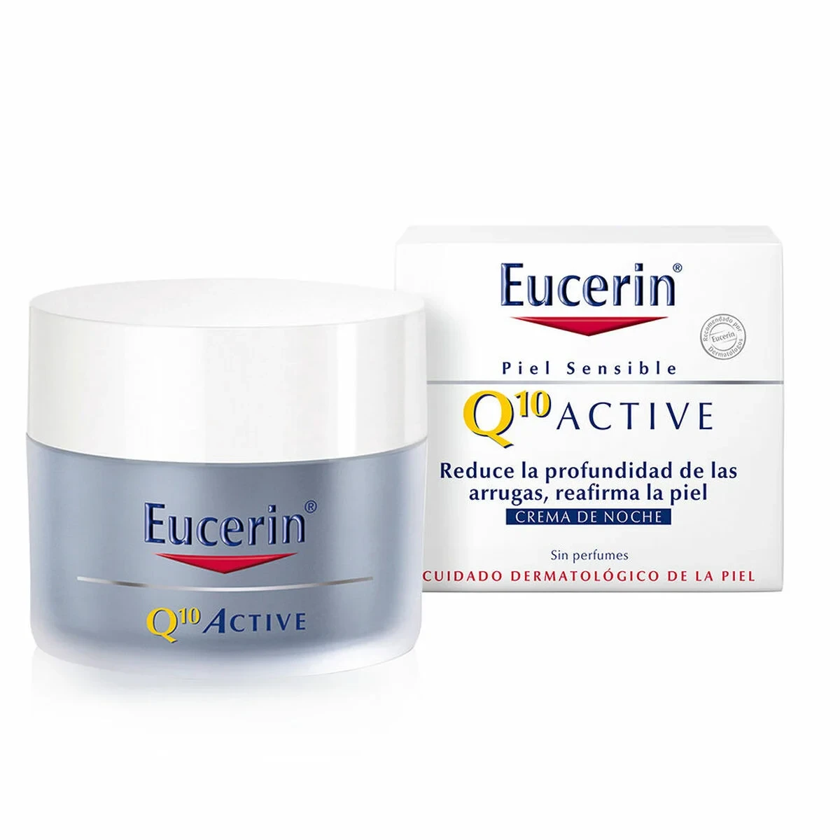 Crema Antiarrugas de Noche Q10 Active Eucerin 50 ml
