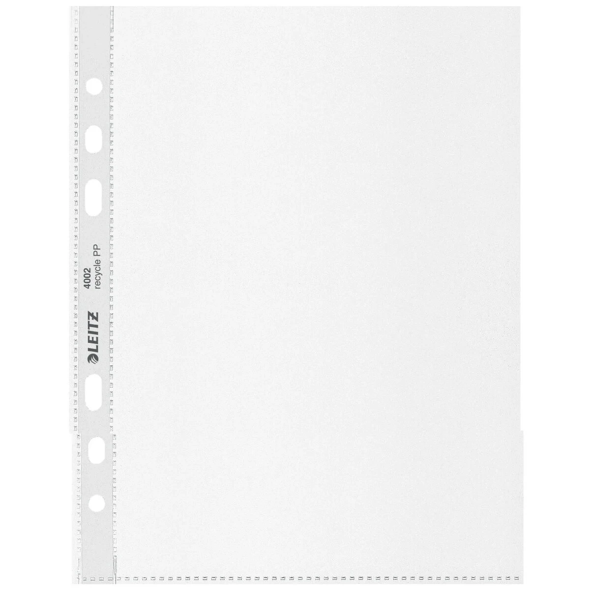 Fundas Leitz Negro Transparente Polipropileno Plástico