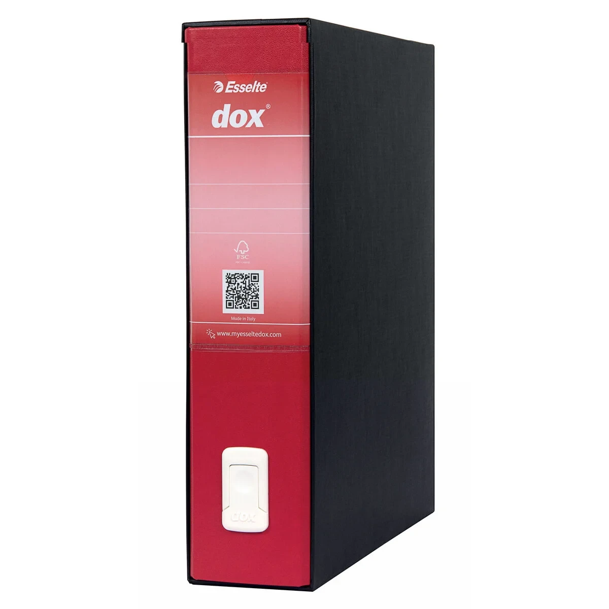 Archivador rellenable Rexel Dox 2 Rojo A4 Cartón Reciclado