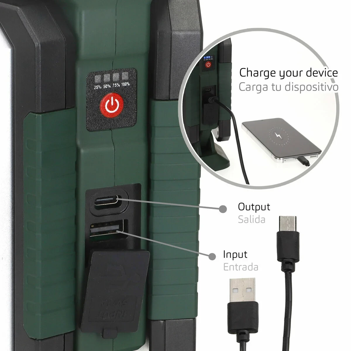 Farol para Jardín Aktive Plástico