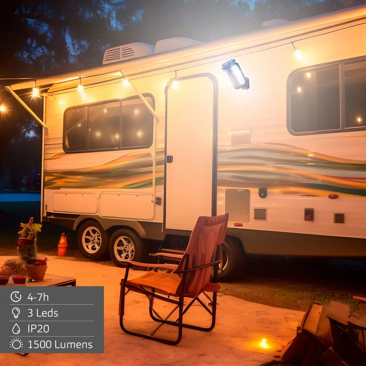 Farol para Jardín Aktive Plástico