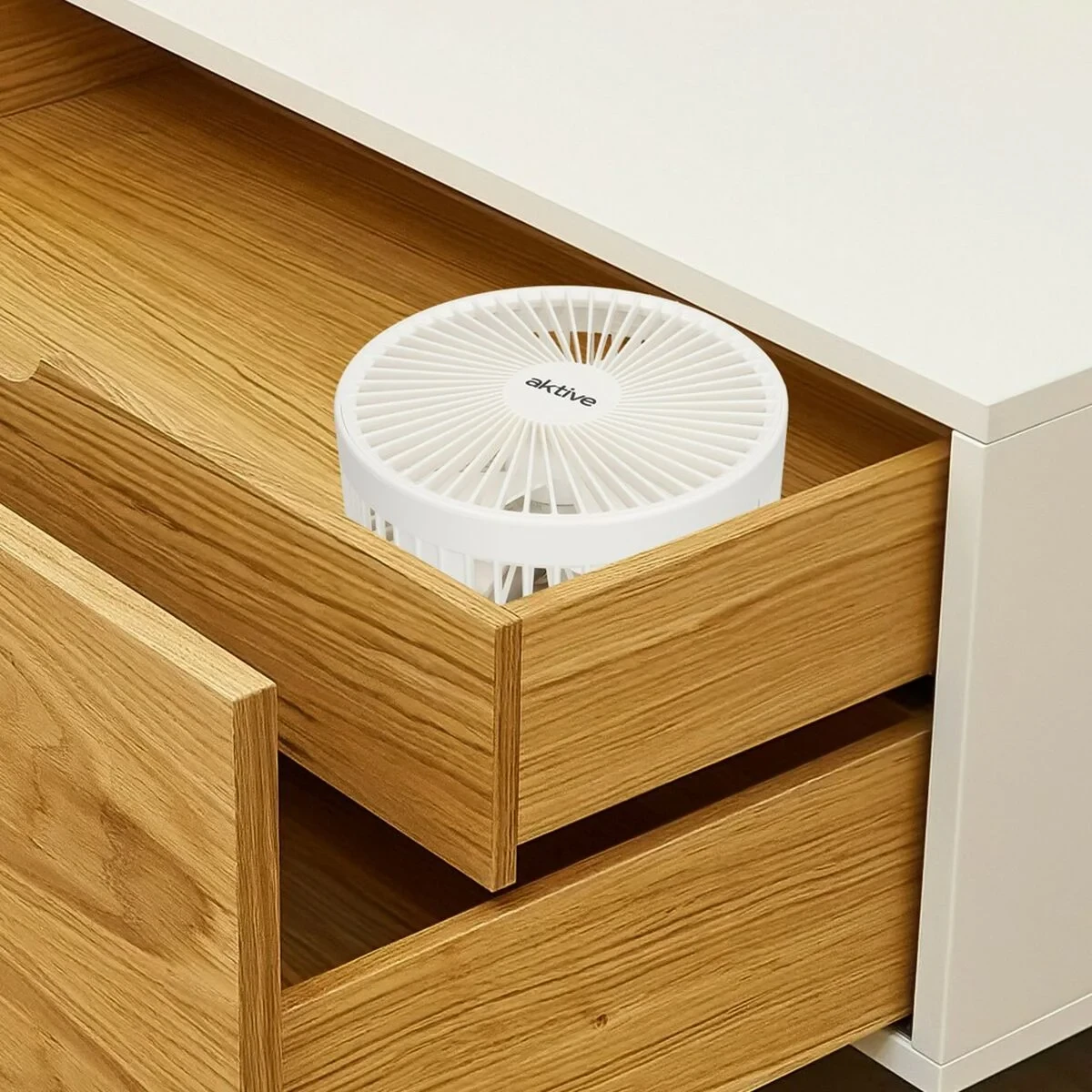 Ventilador Portátil Plegable Aktive Recargable (4 Unidades)