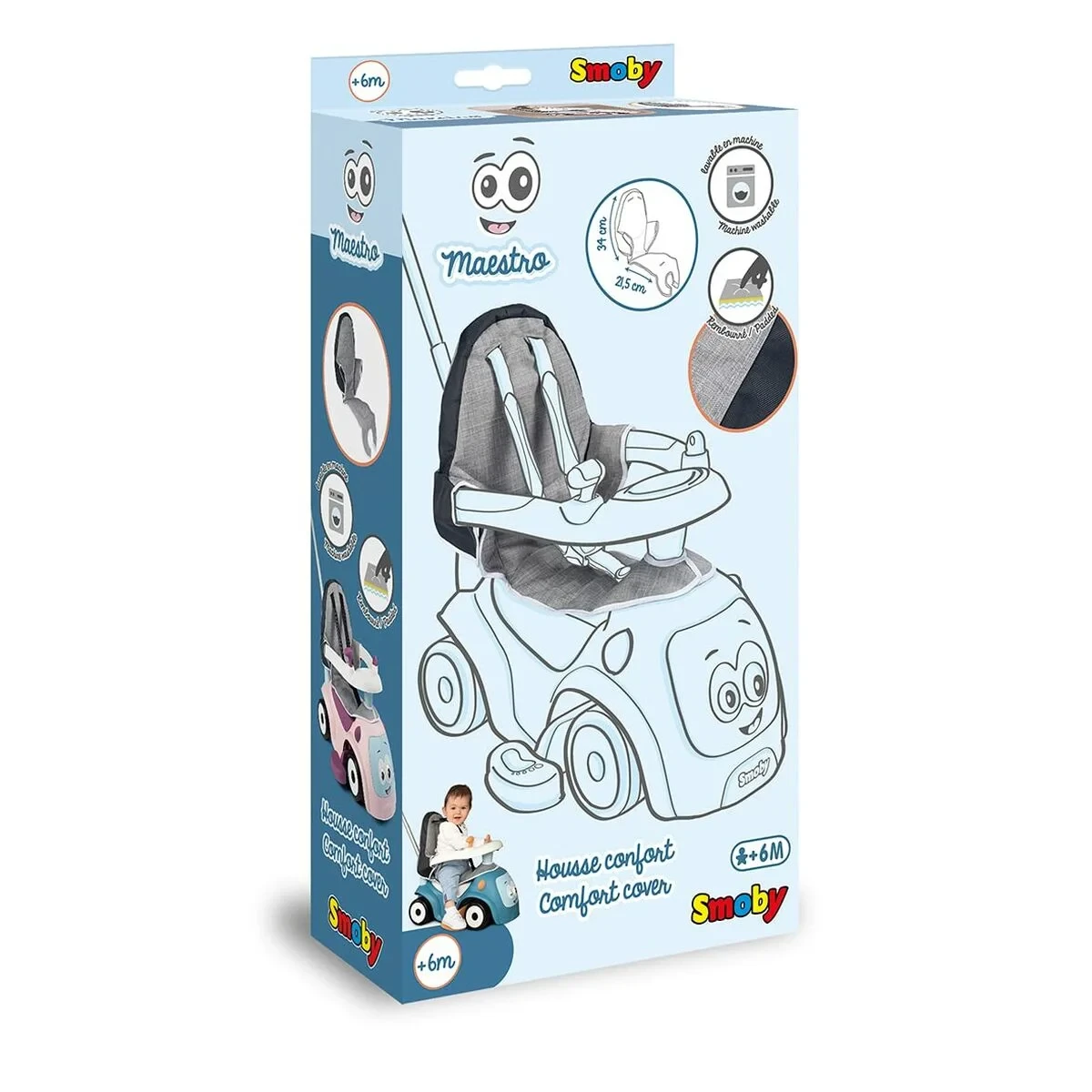 Correpasillos Smoby Gris