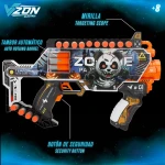 Pistola de Dardos Colorbaby 35 x 22 x 6 cm 4 Unidades