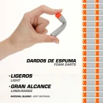 Pistola de Dardos Colorbaby 35 x 22 x 6 cm 4 Unidades