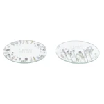 Farol DKD Home Decor Cristal Multicolor Mariposa (10 x 10 x 1 cm) (2 unidades)