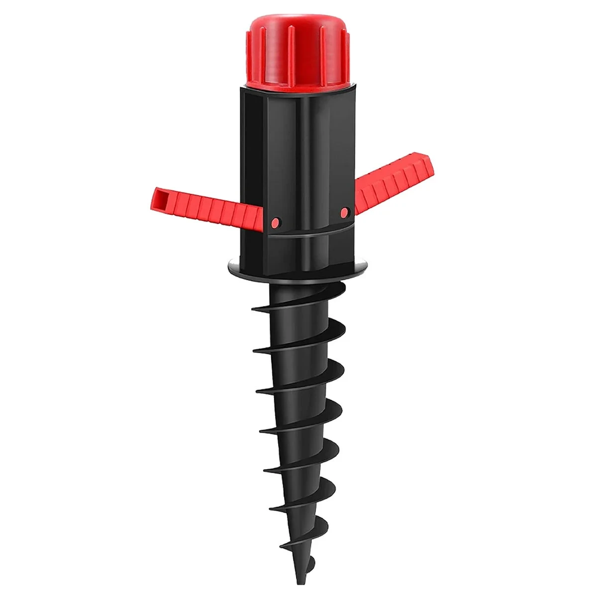 Marbueno Pincho Parasol Plastico Negro 37x6x6 cm Playa y Jardin 10505