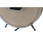 Reloj de Mesa DKD Home Decor Natural MDF Blanco Hierro (24 x 5 x 30 cm)