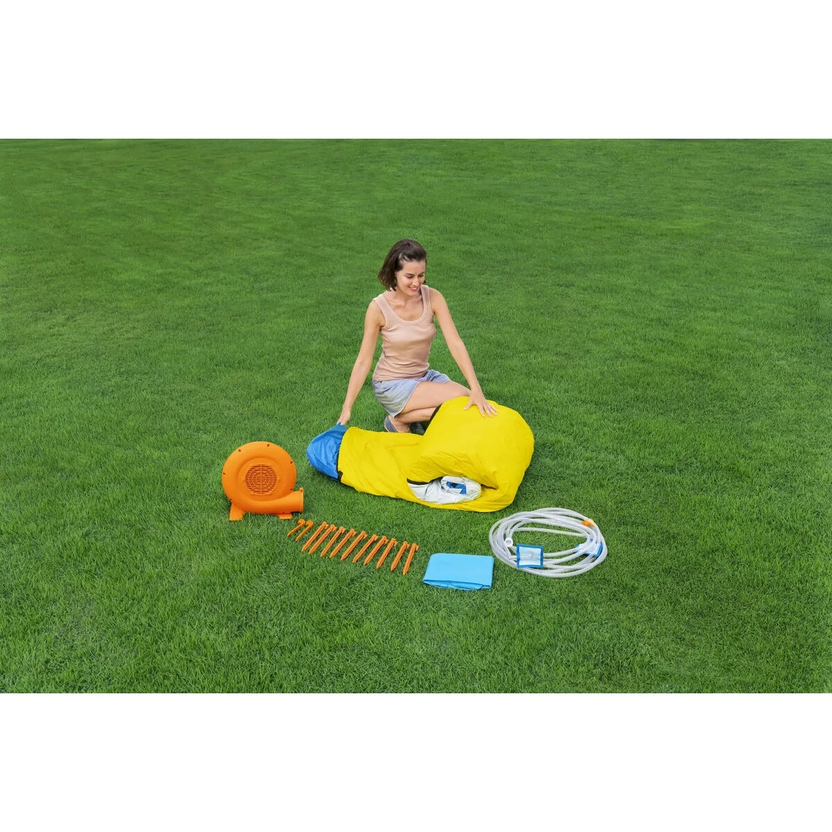 Bestway Piscina Parque Aquatico Hinchable 435x286x267cm + 5 Años Jardin 53478