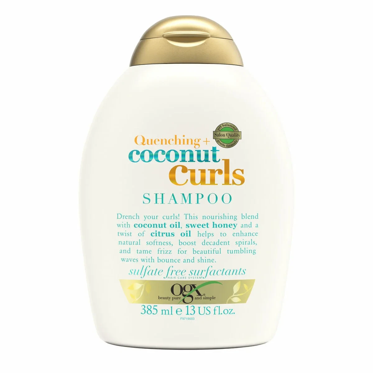 Champú para Pelo Rizado OGX COCONUT CURLS 385 ml