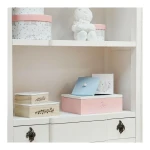 Juego de Cajas Decorativas DKD Home Decor Madera MDF (17 x 12 x 6 cm)