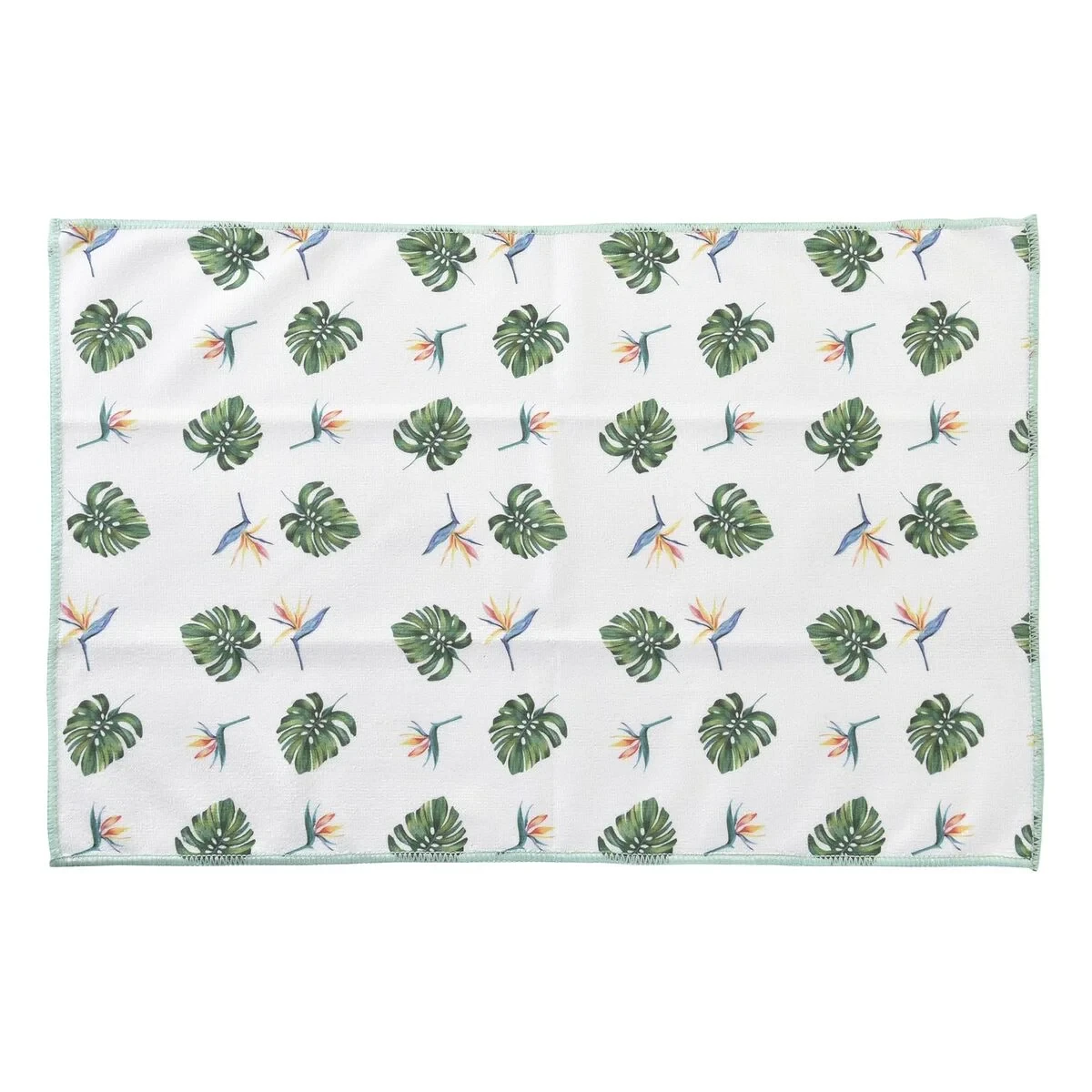 Paño de Cocina DKD Home Decor Gris Tropical 3 Piezas