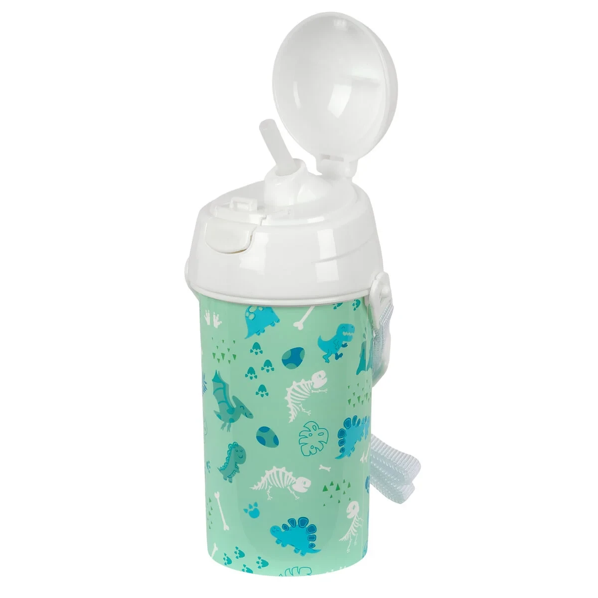 Botella de Agua Safta Dino Verde PVC 500 ml