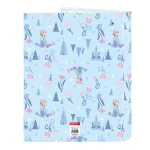 Carpeta de anillas Frozen Ice magic Azul A4 26.5 x 33 x 4 cm
