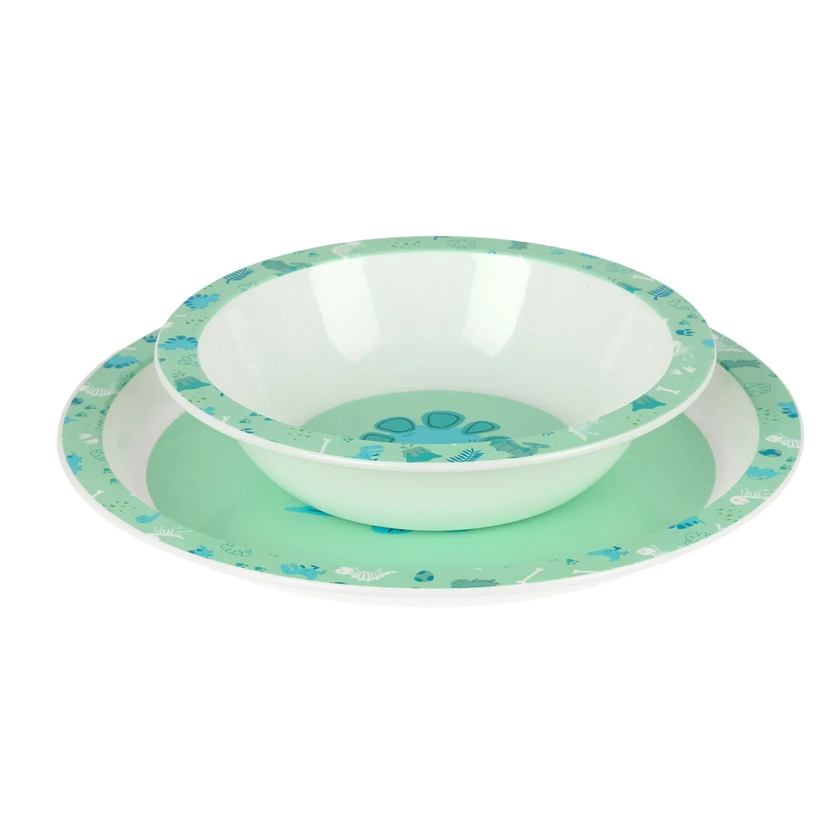 Set de vajilla infantil Safta Dino Poliéster 26 x 26 x 9 cm