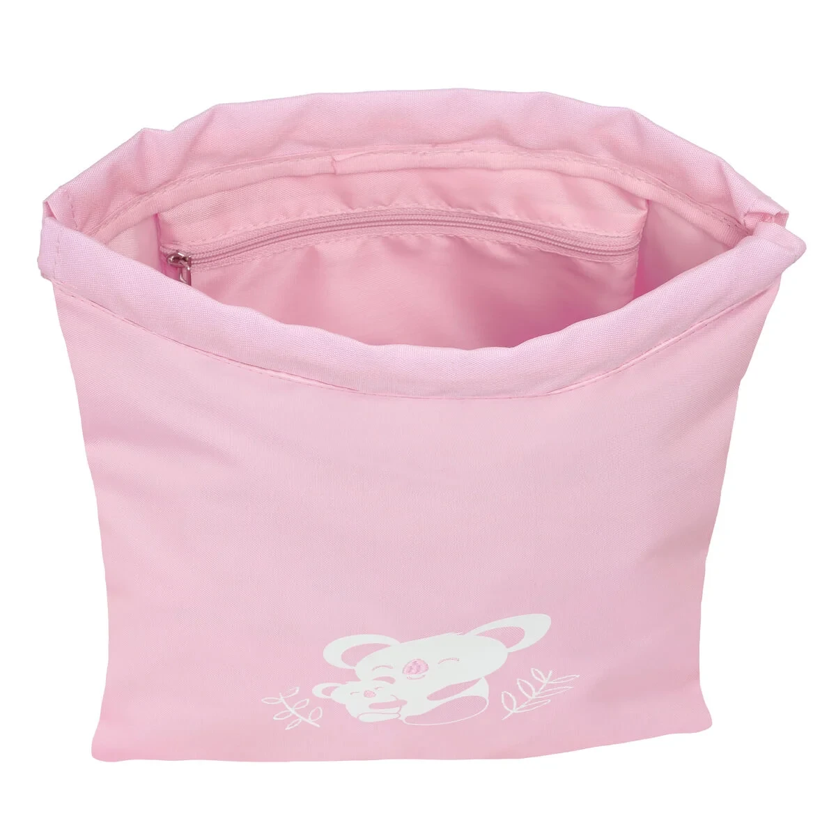 Bolsa Mochila con Cuerdas Safta Koala Rosa 26 x 34 x 1 cm