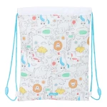 Bolsa Mochila con Cuerdas Safta Zoo Beige 26 x 34 x 1 cm