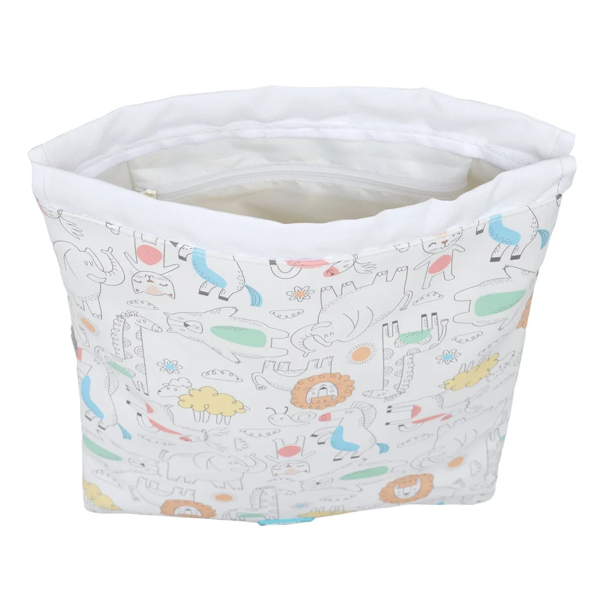 Bolsa Mochila con Cuerdas Safta Zoo Beige 26 x 34 x 1 cm