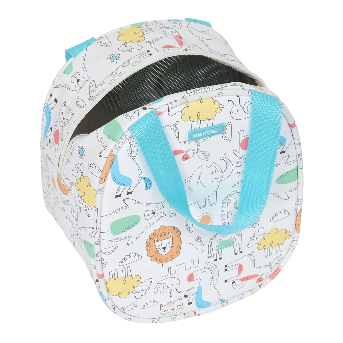 Portameriendas Térmico Safta Zoo Beige 19 x 22 x 14 cm