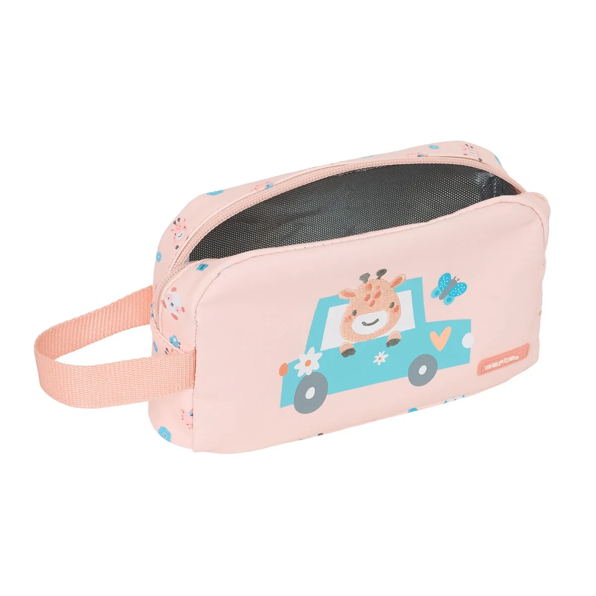 Portameriendas Térmico Safta Jirafa Coral 21,5 x 12 x 6,5 cm