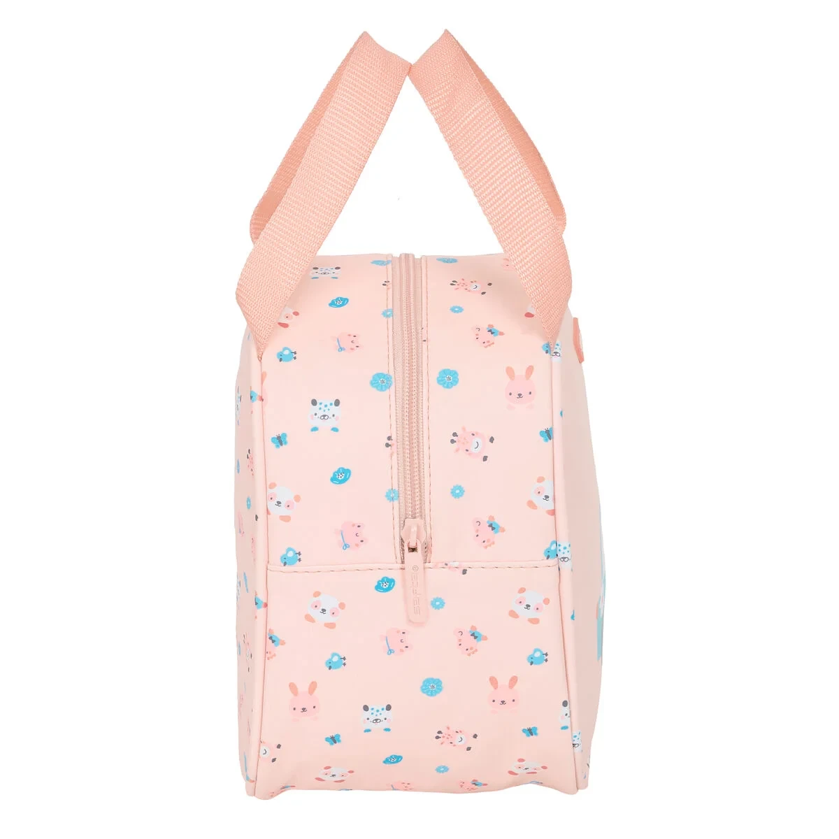 Portameriendas Térmico Safta Jirafa Coral 19 x 22 x 14 cm