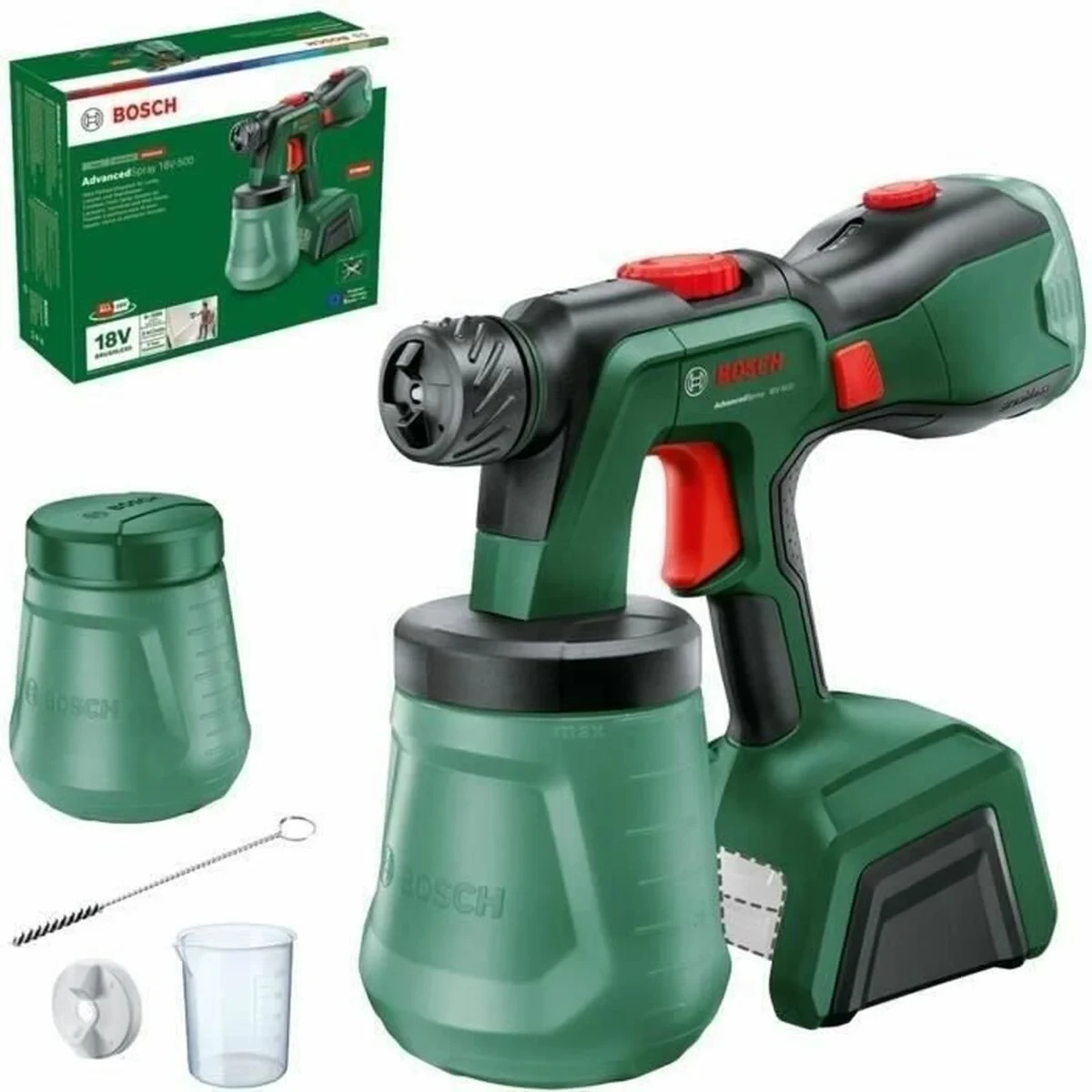 Pistola para Pintar Eléctrica BOSCH AdvancedSpray Gun 18V-500