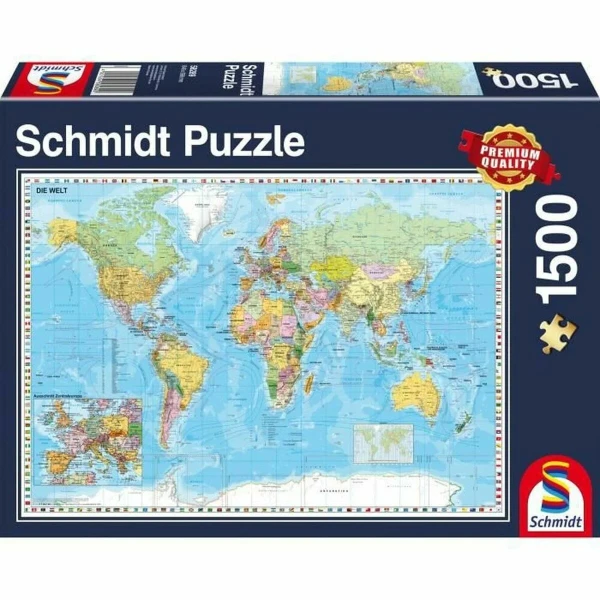 Puzzle Schmidt Spiele Iceland: Kirkjuffellsfoss  1500 Piezas
