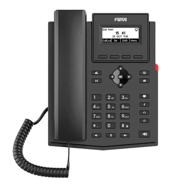 Teléfono Fijo Fanvil X301W Negro