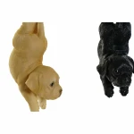 Figura Decorativa DKD Home Decor Resina Perro (9 x 10.5 x 20 cm) (3 pcs)