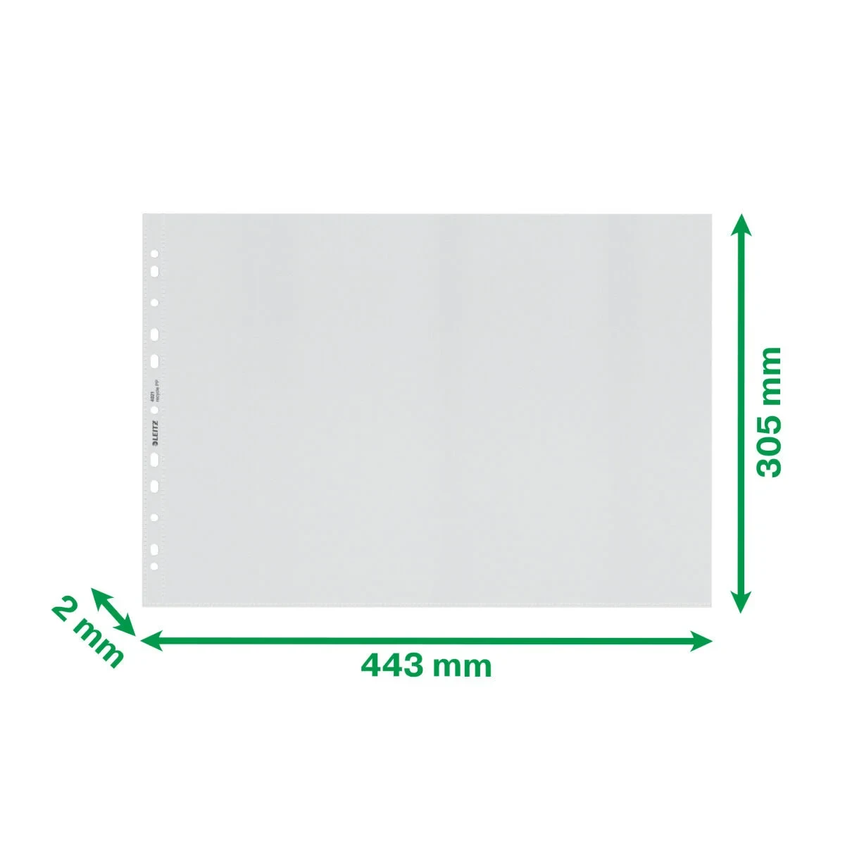 Fundas Leitz Transparente A3 Reciclado 25 Unidades