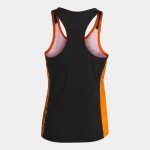 Camiseta de Tirantes Mujer Joma Sport Elite VIII Negro Naranja