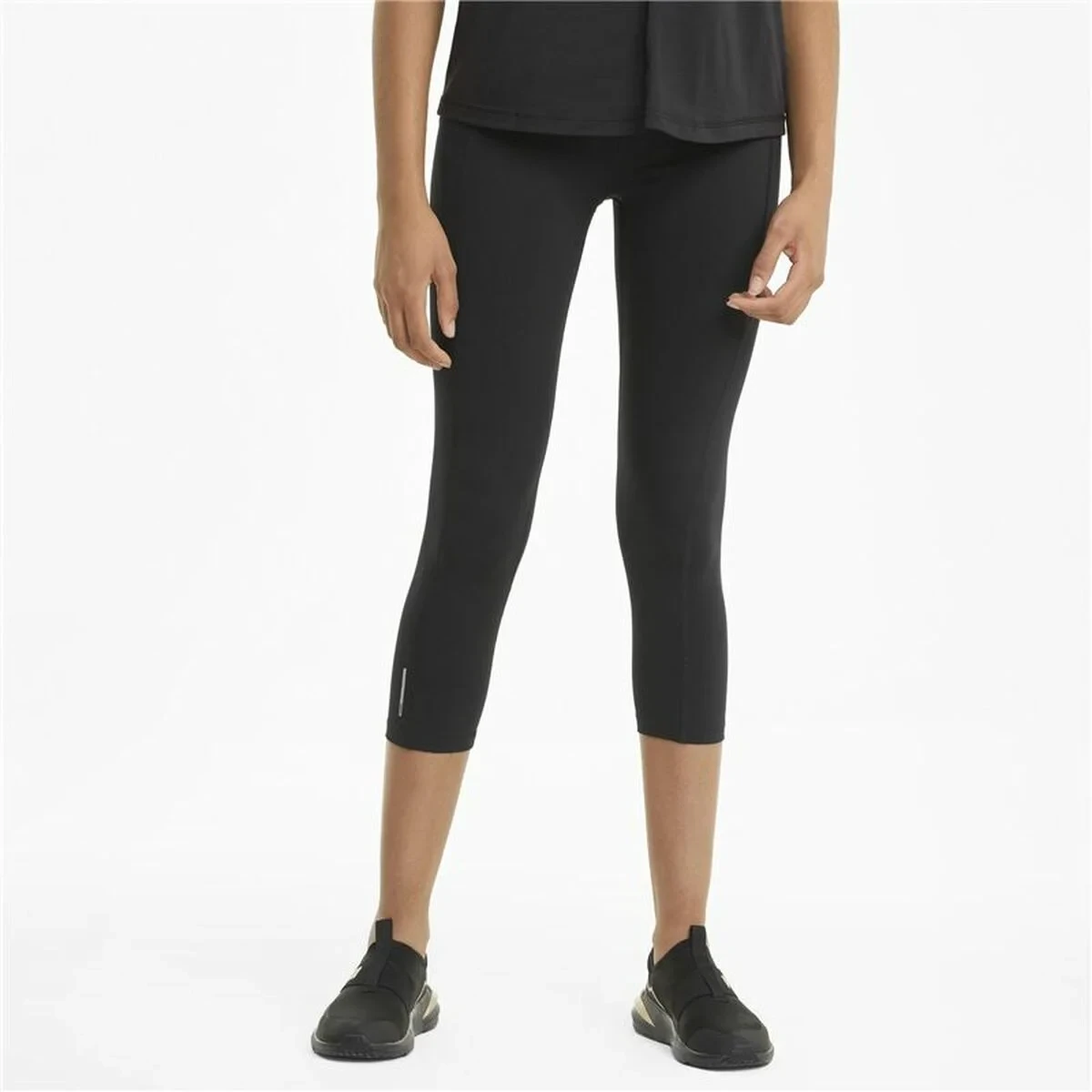 Pantalón Largo Deportivo Puma Train Favorite Forever High Waist 3/4 Negro Mujer