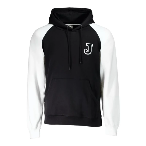 Sudadera con Capucha Hombre Joma Sport Urban Street Blanco Negro