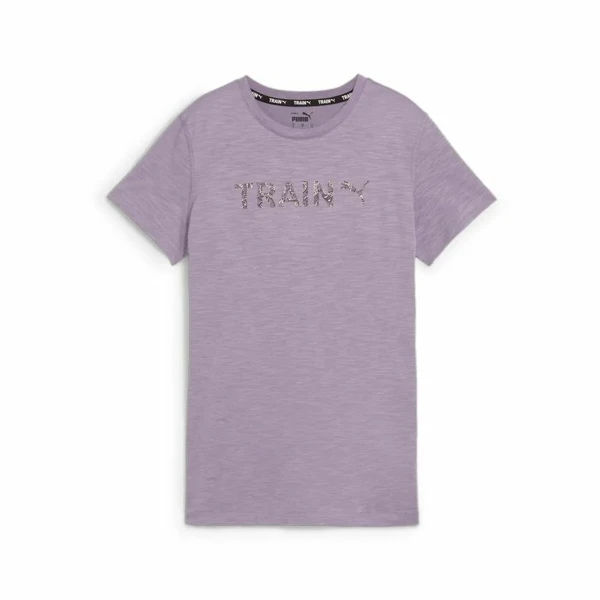 Camiseta de Manga Corta Mujer Puma Graphic Train Lavanda
