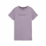 Camiseta de Manga Corta Mujer Puma Graphic Train Lavanda