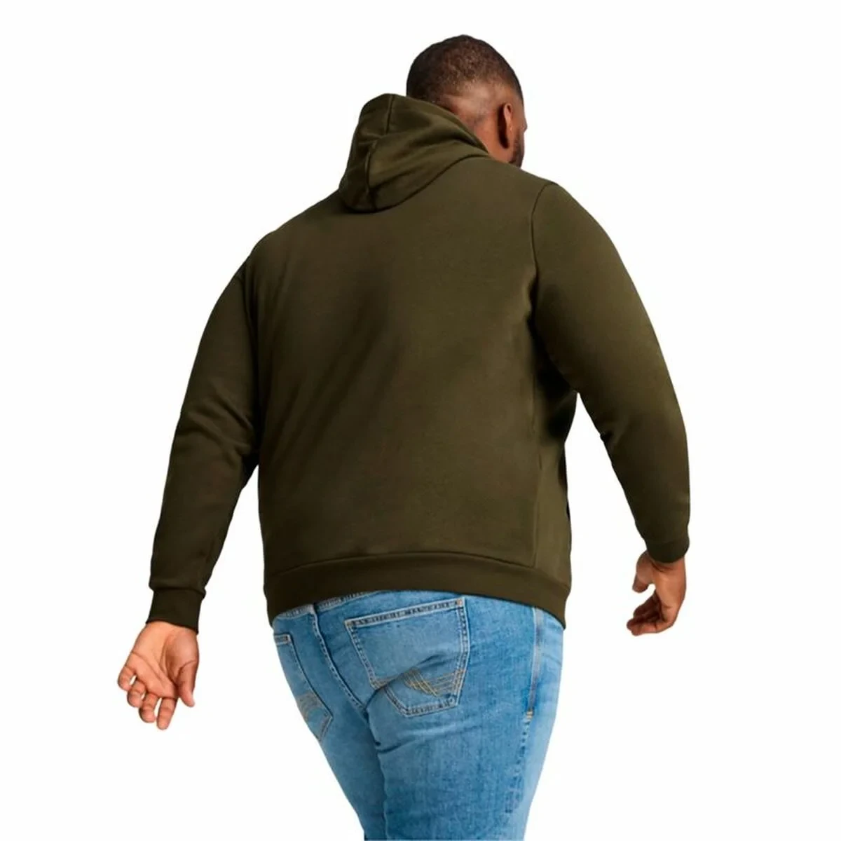 Sudadera con Capucha Hombre Puma Ess+ 2 Col Big Logo Marrón