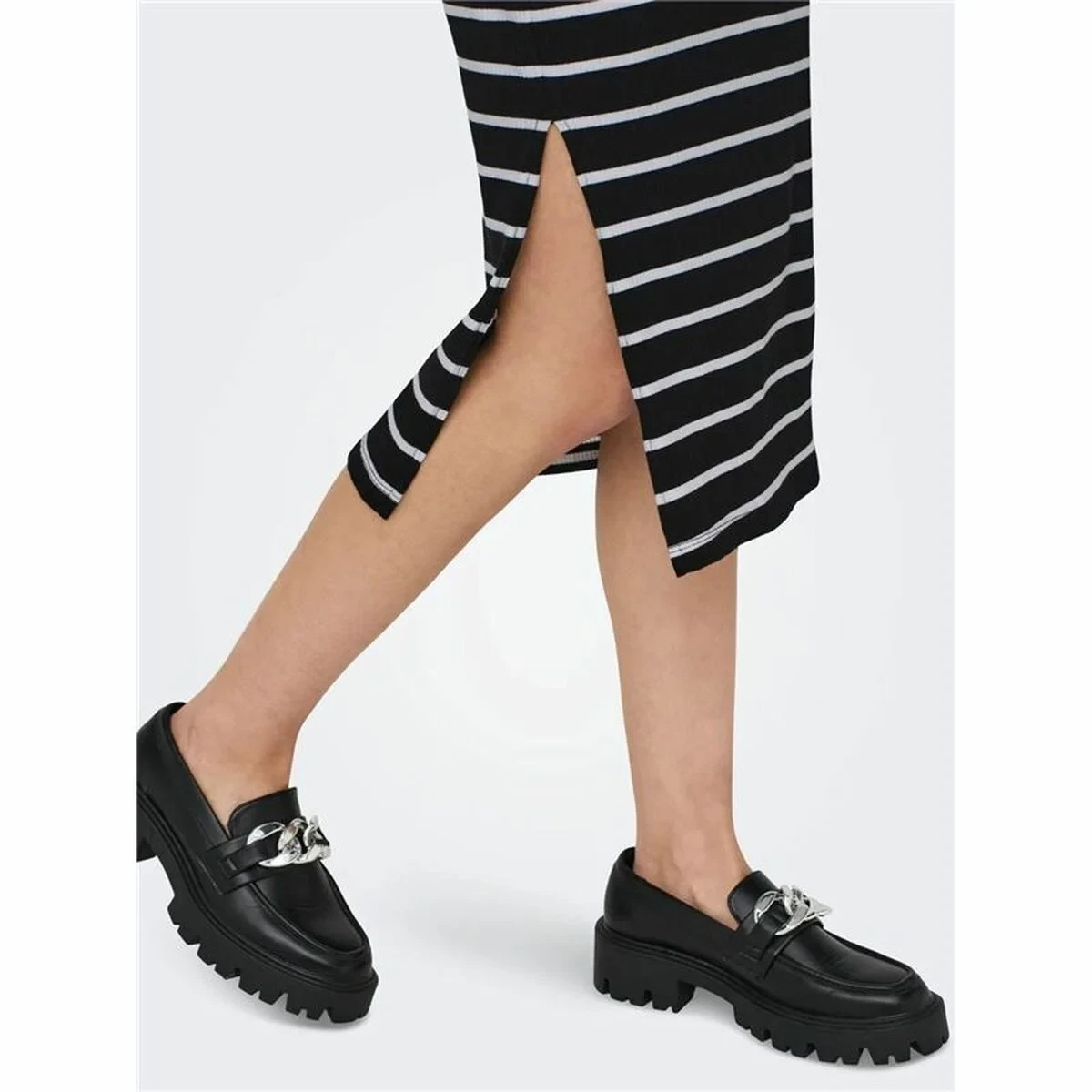 Vestido Only Onlbelfast Stripe Negro