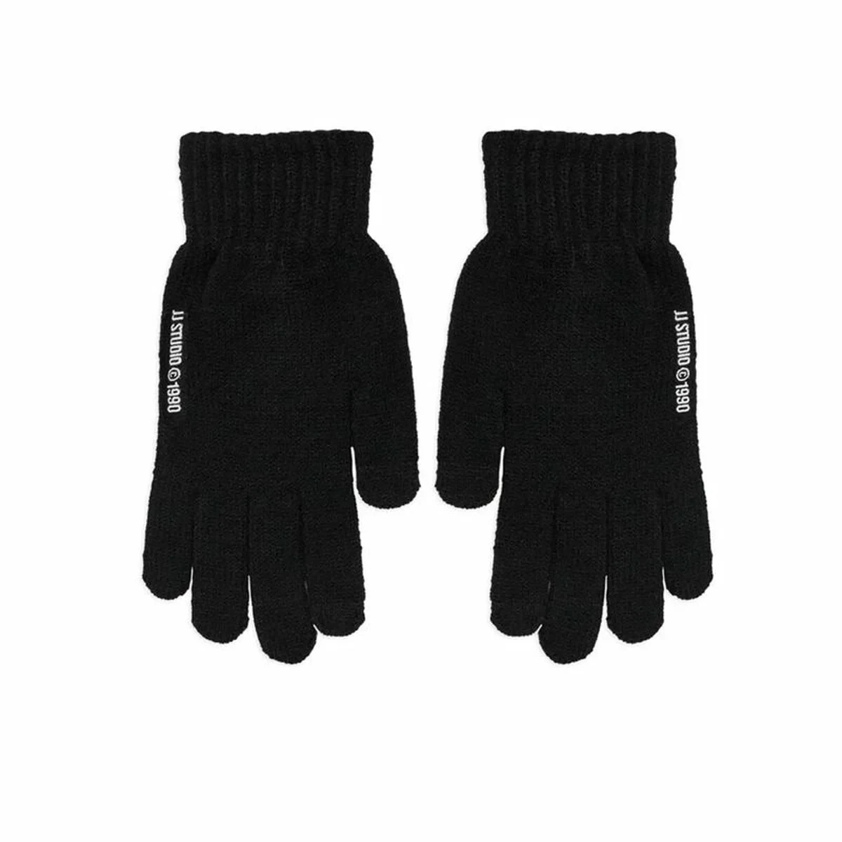 Guantes para Pantallas Táctiles Jack & Jones Jacbottle Negro Talla única