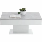 Mesa de Centro FMD Blanco Gris
