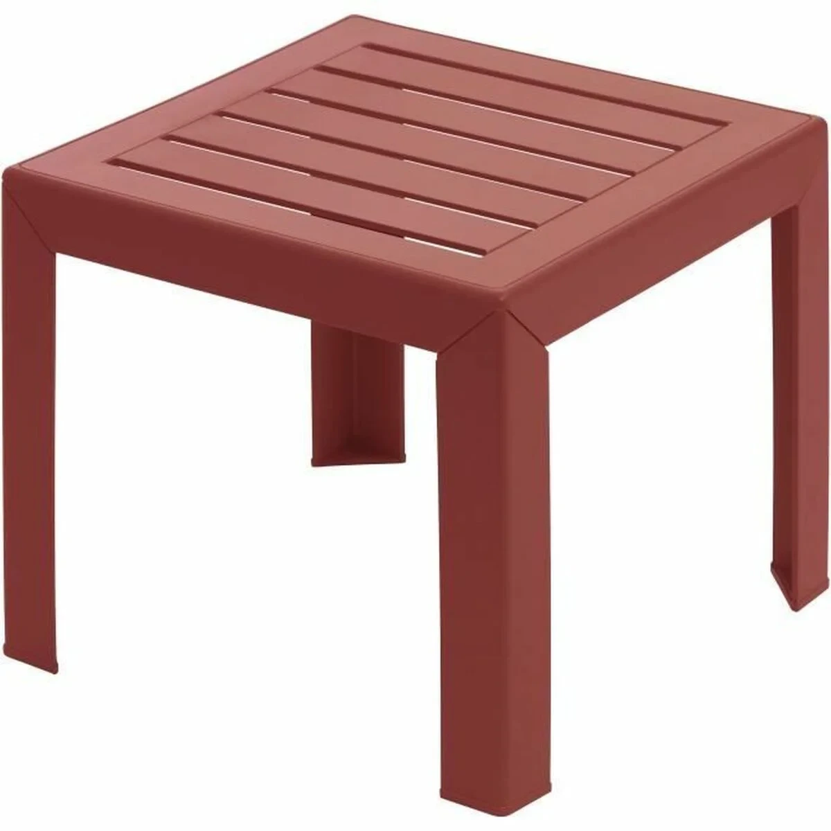 Mesa auxiliar Grosfillex Miami Rojo 40 x 40 x 41 cm