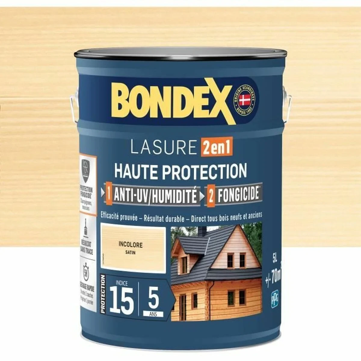 Pintura de Imprimación Bondex Blanco Satinado 5 L