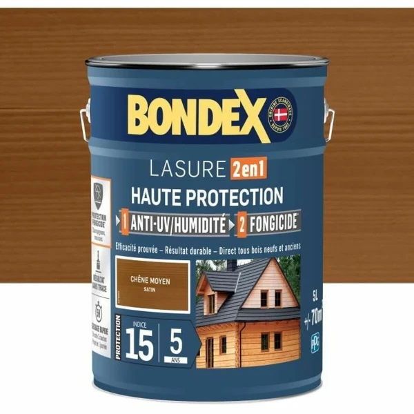 Pintura de Imprimación Bondex Marrón Satinado 5 L