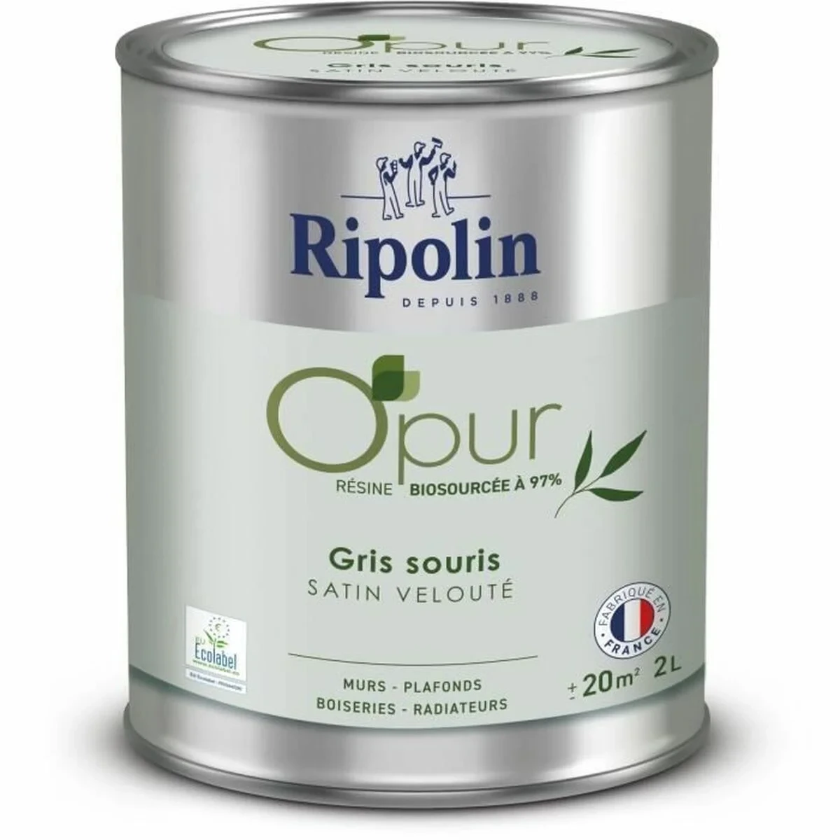Pintura de Imprimación Ripolin Gris Satinado 2 L