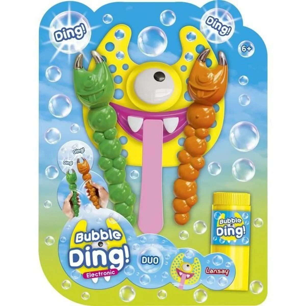 Juego de Pompas de Jabón Lansay Bubble Ding Duo Electronic