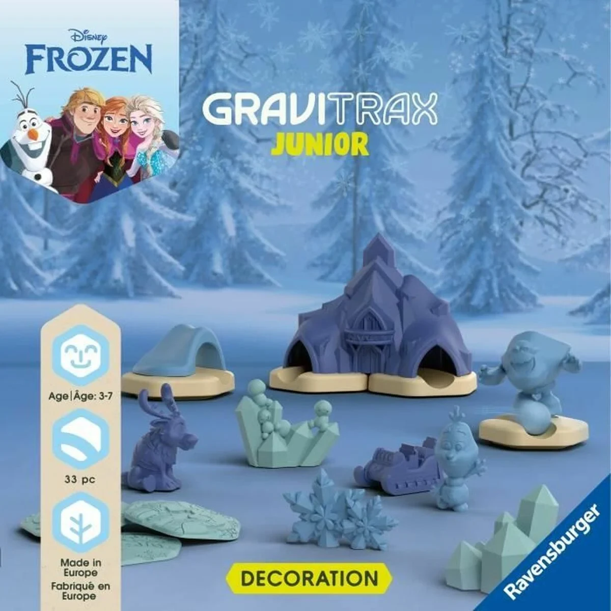 Juego de Mesa Ravensburger Gravitrax Junior Frozen Expansion Set