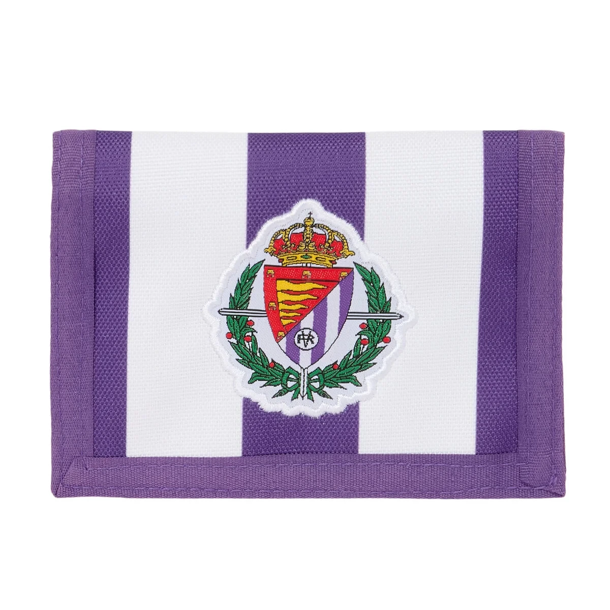 Tarjetero Billetero Unisex Real Valladolid C.F. Blanco Morado